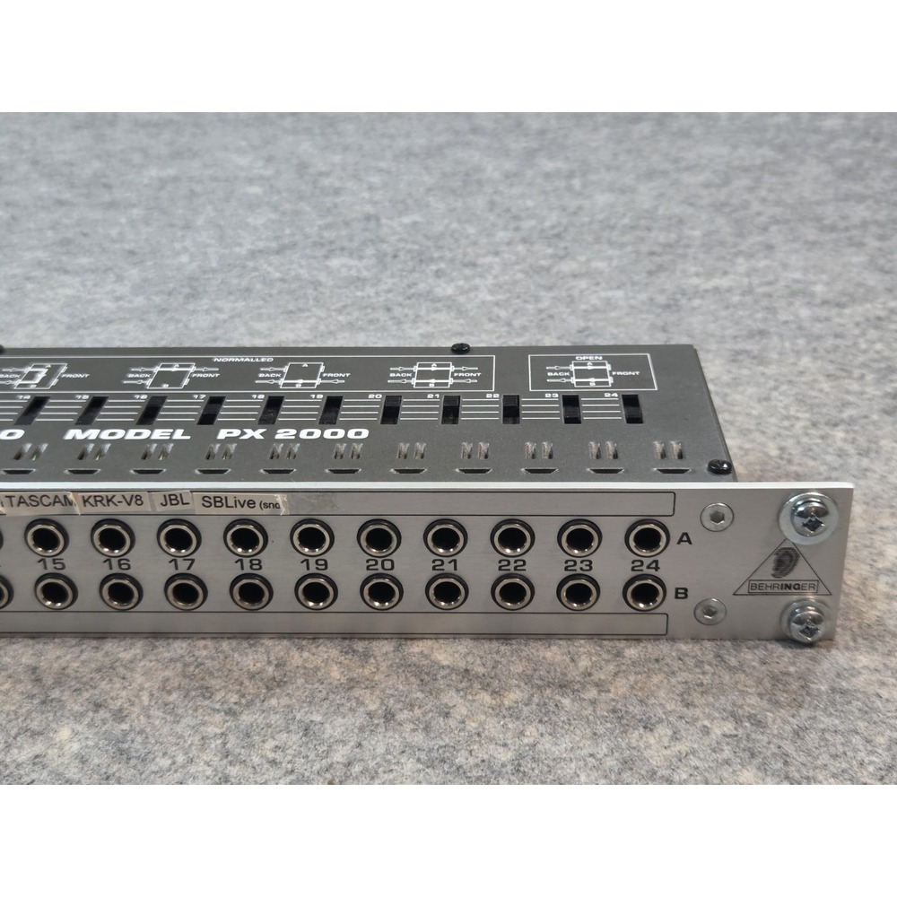 Behringer Ultrapatch Pro Model PX2000 48-Point Patchbay Rack PX 2000 - Picture 7 of 15